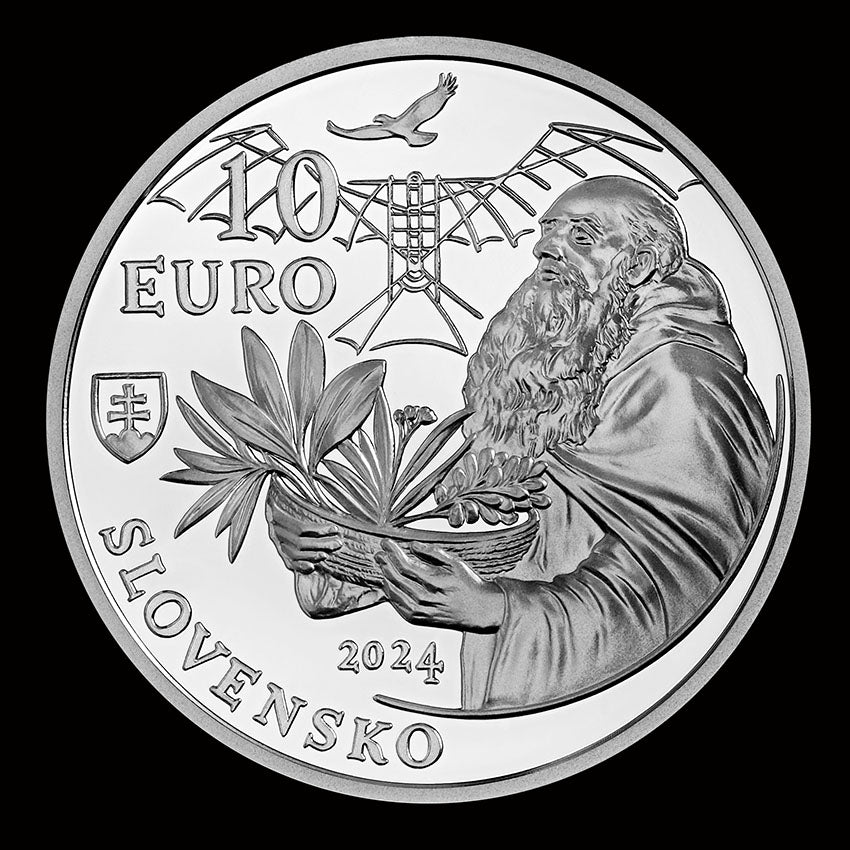 10 EURO/2024 - Fráter Cyprián z Červeného Kláštora - 300. výročie narodenia