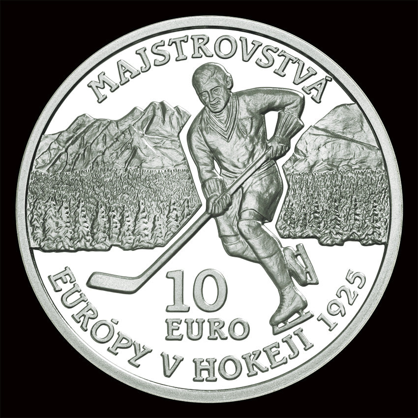 10 EURO/2025 - Majstrovstvá Európy v hokeji - 100. výročie prvého medzinárodného športového turnaja na území SR - BK