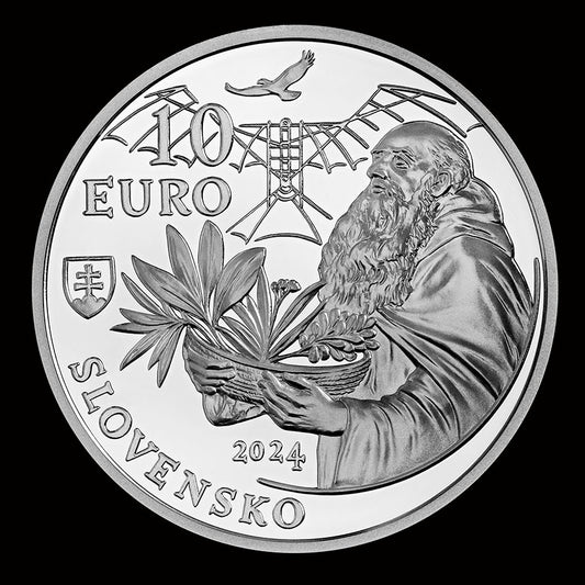 10 EURO/2024 - Fráter Cyprián z Červeného Kláštora - 300. výročie narodenia - BK